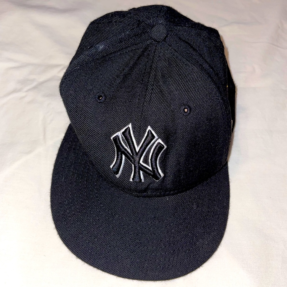 New York Yankees MLB New Ear Blackout Wool Hat